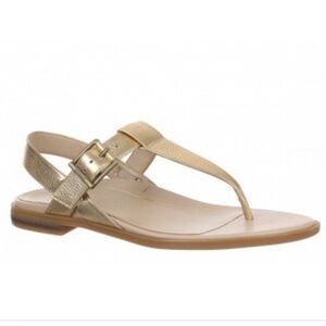 Vionic Gold Metallic Sandals